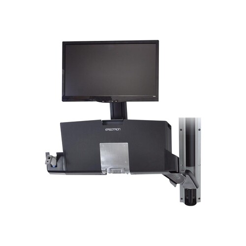 Ergotron Befestigungskit (Handgelenkkissen, Schienenmontage Halterungsset, Mausablage zum Herauszieh Produktbild Additional View 3 L