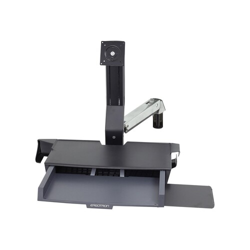 Ergotron Befestigungskit (Handgelenkkissen, Schienenmontage Halterungsset, Mausablage zum Herauszieh Produktbild Additional View 4 L