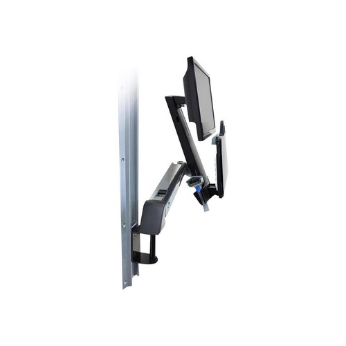Ergotron Befestigungskit (Handgelenkkissen, Schienenmontage Halterungsset, höhenverstellbare Halteru Produktbild Additional View 1 L