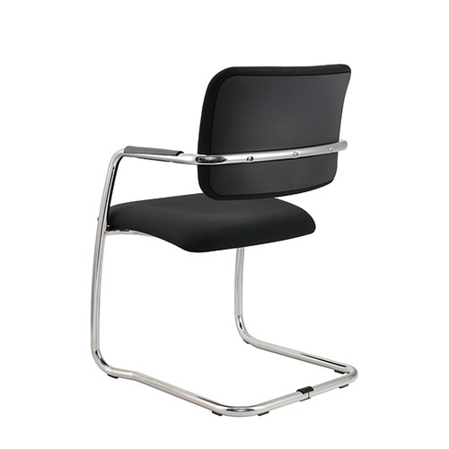Besucherstuhl Premium 2 Freischwinger schwarz BestStandard (SET=2 STÜCK) Produktbild Additional View 2 L