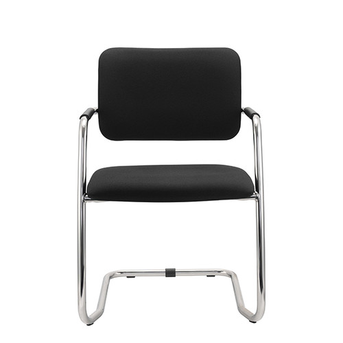 Besucherstuhl Premium 2 Freischwinger schwarz BestStandard (SET=2 STÜCK) Produktbild Additional View 1 L