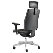 Drehstuhl Premium 1 VSDP1 mit Armlehnen schwarz BestStandard Produktbild Additional View 6 S