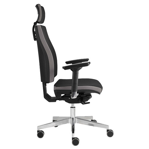Drehstuhl Premium 1 VSDP1 mit Armlehnen schwarz BestStandard Produktbild Additional View 1 L