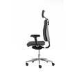 Drehstuhl Premium 1 VSDP1 mit Armlehnen schwarz BestStandard Produktbild Additional View 2 S
