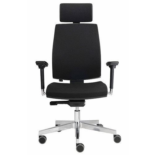 Drehstuhl Premium 1 VSDP1 mit Armlehnen schwarz BestStandard Produktbild Additional View 4 L