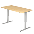 Schreibtisch elektrisch verstellbar 160x80cm ahorn BestStandard Produktbild