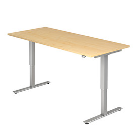 Schreibtisch elektrisch verstellbar 180x80cm ahorn BestStandard Produktbild