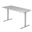 Schreibtisch elektrisch verstellbar 180x80cm grau BestStandard Produktbild