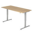 Schreibtisch elektrisch verstellbar 180x80cm eiche BestStandard Produktbild