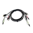 ATEN 2L-7D02UH - Video- / USB- / Audio-Kabel - USB, mini-phone stereo 3.5 mm, HDMI (M) Produktbild