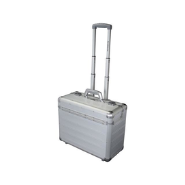 Pilotenkoffer mit Trolleysystem DISCOVERY 39x48,5x23cm silber matt Aluminium Alumaxx 45162 Produktbild