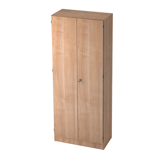 Schrank 5 OH 80x42x200,4cm Drehtüren nussbaum/nussbaum BestStandard Produktbild Front View L