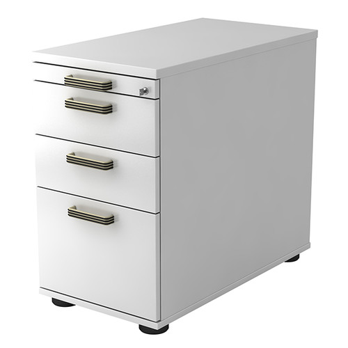 Standcontainer SC40 SG 42,8x72-76x80cm Korpus/Front weiß BestStandard Produktbild Front View L