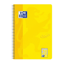 Collegeblock Oxford Touch A4+ kariert Lineatur 28 80 Blatt 90g Optik Paper weiß sonnengelb 400086495 Produktbild