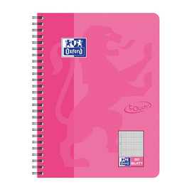Collegeblock Oxford Touch B5 kariert 80 Blatt 90g Optik Paper weiß rosa 400086487 Produktbild