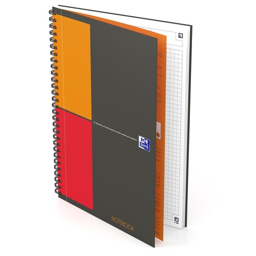 Collegeblock Oxford Notebook Connect B5 kariert 80 Blatt 90g Optik Paper weiß 400080784 Produktbild