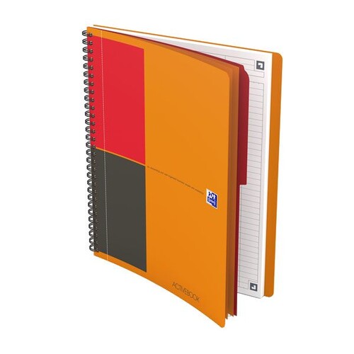 Activebook Oxford Connect B5 liniert 80 Blatt 90g Optik Paper weiß 400080787 Produktbild Front View L