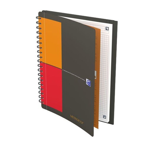 Meetingbook Oxford Connect B5 kariert 80 Blatt 90g Optik Paper weiß 400080788 Produktbild Front View L