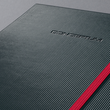 Notizbuch CONCEPTUM Red Edition Hard- cover kariert A4 213x295mm 194 Seiten schwarz/ rot Hardcover Sigel CO660 Produktbild Additional View 5 S