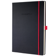 Notizbuch CONCEPTUM Red Edition Hard- cover liniert A4 213x295mm 194 Seiten schwarz/ rot Hardcover Sigel CO661 Produktbild