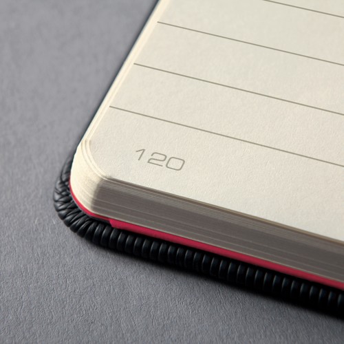 Notizbuch CONCEPTUM Red Edition Hard- cover liniert A4 213x295mm 194 Seiten schwarz/ rot Hardcover Sigel CO661 Produktbild Additional View 7 L