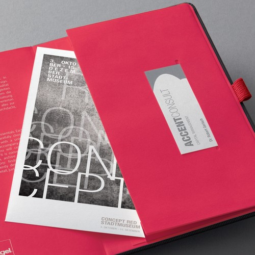 Notizbuch CONCEPTUM Red Edition Hard- cover kariert A5 148x213mm 194 Seiten schwarz/rot Hardcover Sigel CO662 Produktbild Additional View 4 L