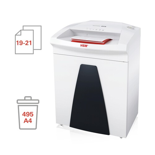 Aktenvernichter SECURIO B26 für 19-21 Blatt 3,9mm Streifenschnitt HSM 1800111 (Sicherheitsstufe P-2) Produktbild Additional View 2 L