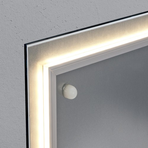 Glas-Magnetboard artverum mit LED-Licht 480x480x15mm Design Schiefer-Stone inkl. Magnete Sigel GL404 Produktbild Additional View 2 L
