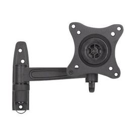 Manhattan TV & Monitor Mount, Wall, Tilt and Swivel, 1 screen, Screen Sizes: 13-27", Black, VESA 75x Produktbild