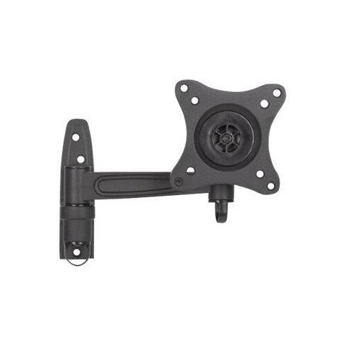 Manhattan TV & Monitor Mount, Wall, Tilt and Swivel, 1 screen, Screen Sizes: 13-27", Black, VESA 75x Produktbild Front View L