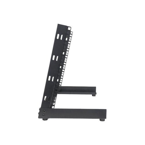 Intellinet 19" 2-Pfosten Desktop-Laborgestell, 12 HE, Flatpack, schwarz - Schrank mit offenem Rahmen Produktbild Additional View 1 L