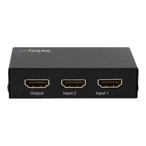 StarTech.com 2 Port HDMI Switch - 4K HDMI Switch Box Produktbild Additional View 1 L
