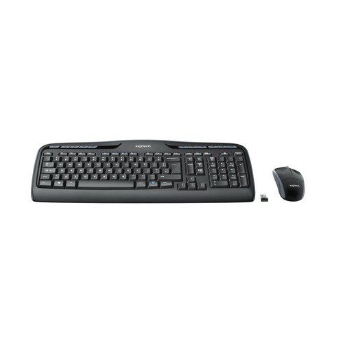 Tastatur + Mouse Set Wireless MK330 Ausführung: Deutsch Logitech, schwarz Produktbild Additional View 1 L