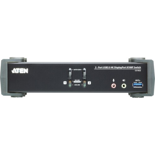 ATEN CS1922 KVMP Switch - KVM-/Audio-/USB-Switch Produktbild Additional View 4 L