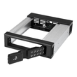 StarTech.com 5,25 auf 3,25 Festplatten Wechselrahmen - für 3,5 SATA/SAS Laufwerke - Trägerlos - SAS/ Produktbild Additional View 1 S