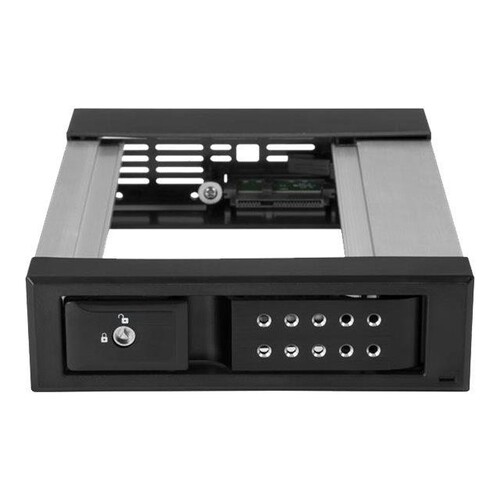 StarTech.com 5,25 auf 3,25 Festplatten Wechselrahmen - für 3,5 SATA/SAS Laufwerke - Trägerlos - SAS/ Produktbild Additional View 4 L
