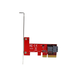 StarTech.com x4 PCI Express auf SFF-8643 Adapter für PCIe NVMe U.2 SSD - PCI Express 2,5 NVM Express Produktbild