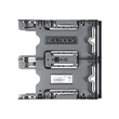 Icy Dock Flex-Fit Quattro MB344SP - Gehäuse für Speicherlaufwerke - 2.5" (6.4 cm) Produktbild Additional View 3 S