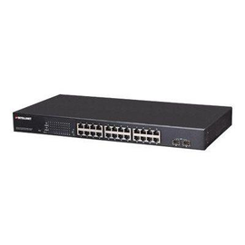 IC Intracom Intellinet 24-Port Gigabit Ethernet PoE+ Web-Managed Switch with 2 SFP Ports, 24 x PoE p Produktbild