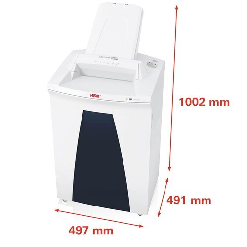 Aktenvernichter Securio AF-500 für 14-16 Blatt 4,5x30mm Partikelschnitt HSM 2103111 (Sicherheitsstufe P-4) Produktbild Additional View 1 L