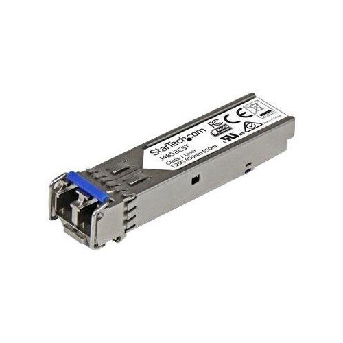 StarTech.com Gigabit LWL SFP Transceiver Modul - HP J4858C kompatibel - MM LC mit DDM - 550m - 1000B Produktbild