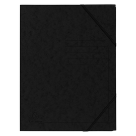 Eckspanner A4 GZ schwarz Karton Exacompta 555411E Produktbild