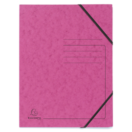 Eckspanner A4 GZ rosa Karton Exacompta 555420E Produktbild
