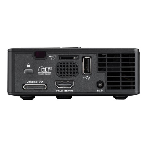 Optoma ML750e - DLP-Projektor - LED - 3D - 700 lm - WXGA (1280 x 800) Produktbild Additional View 1 L