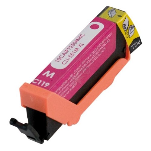 Tintenpatrone (CLI-551MXL) für Pixma IP7250/MG5450 12ml magenta BestStandard Produktbild Front View L