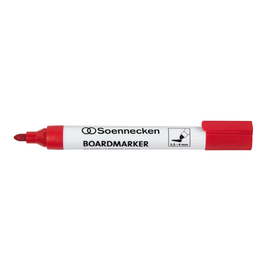 Whiteboardmarker 1,5-4mm Rundspitze rot trocken abwischbar BestStandard 3120 Produktbild