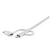 StarTech.com USB Lightning Kabel - USB-C Micro-B Laddekabel - 1m - geflochten - Silber - USB auf Lig Produktbild Additional View 4 S