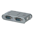 Manhattan USB-A to 4x Serial Port Converter, Male to Male, Serial/RS232, MosChip MCS7840, Automatic Produktbild Additional View 1 S