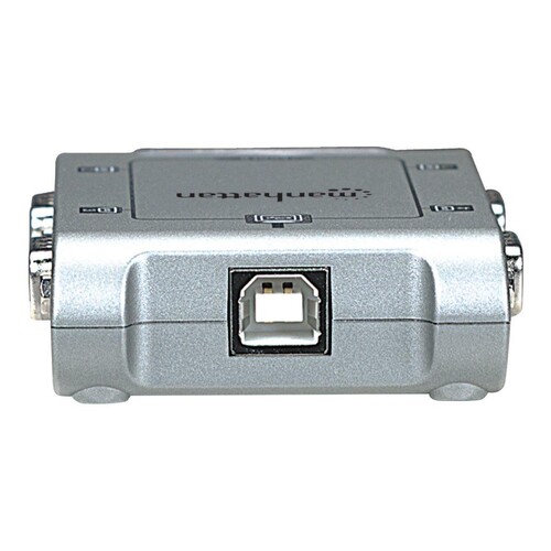 Manhattan USB-A to 4x Serial Port Converter, Male to Male, Serial/RS232, MosChip MCS7840, Automatic Produktbild Additional View 2 L