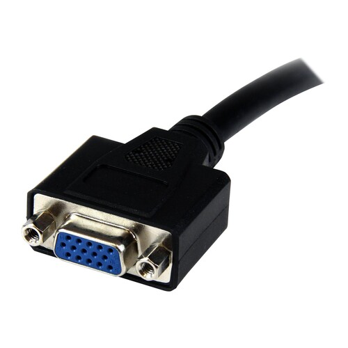 StarTech.com VGA auf DVI Monitor Adapter 20cm - VGA (15 pin) Produktbild Additional View 2 L
